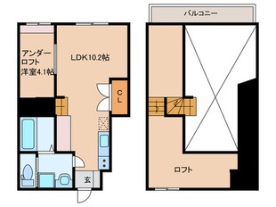 RadIAnce須ヶ口の物件間取画像